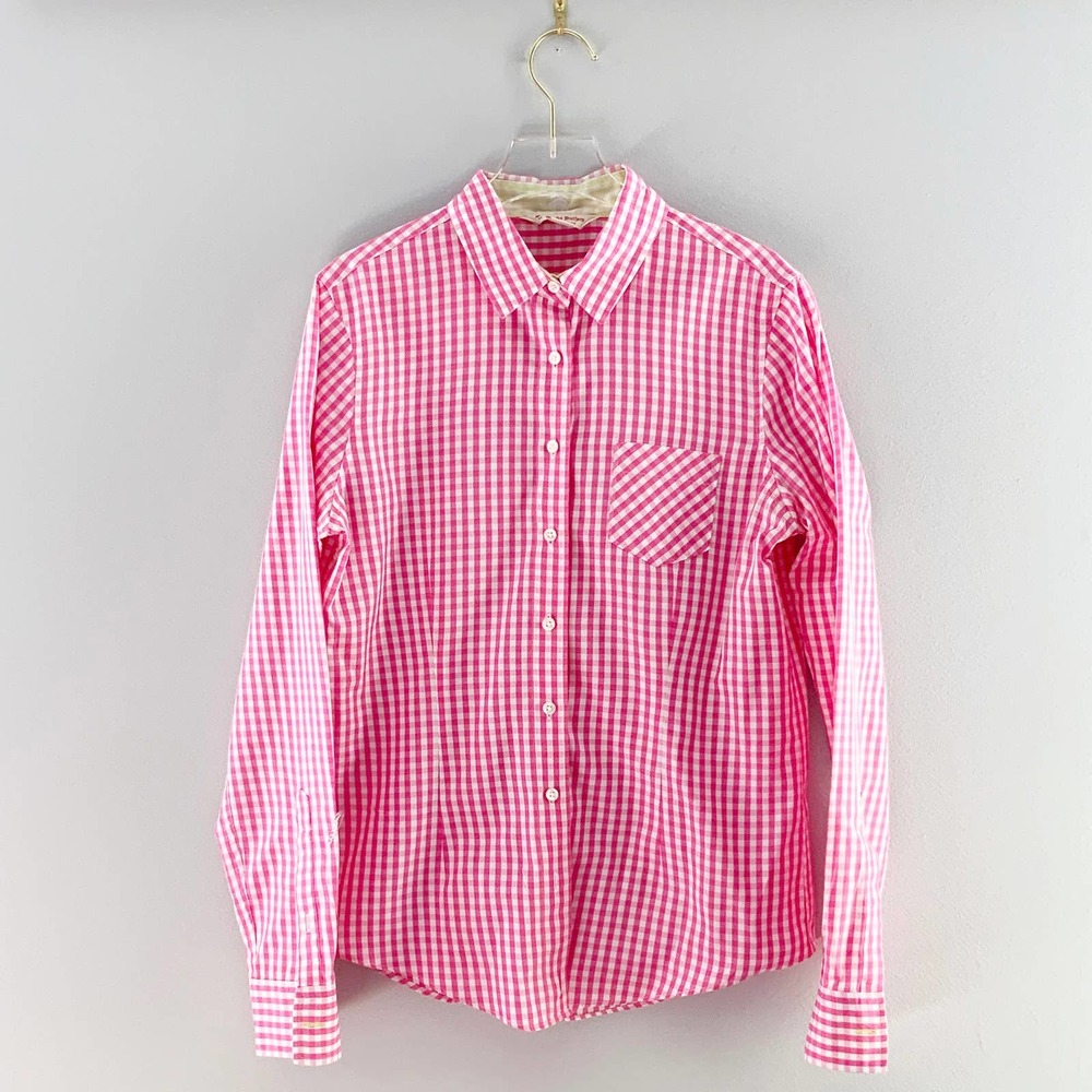 Brooks Brothers Pink Gingham Shirt 4